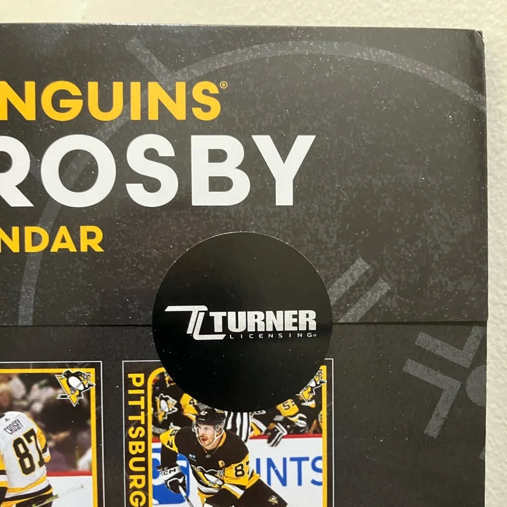 NEW Sidney Crosby 2025 Wall Calendar Pittsburgh Penguins NHL Hockey 12 x 12 inch